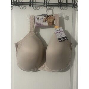 NWT Playtex Secrets Full Coverage Wirefree Comfort Fit Smoothing Bra 46DD
